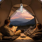 Outdoor folding camping lamp Large capacity lighting Portable usb rechargeable hanging tent camping lamp by eprolo