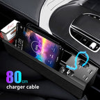 TrailPaw Car Seat Gap Organizer with Fast Charging