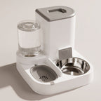 TrailPaw Automatic Pet Feeder - Stainless steel Gray