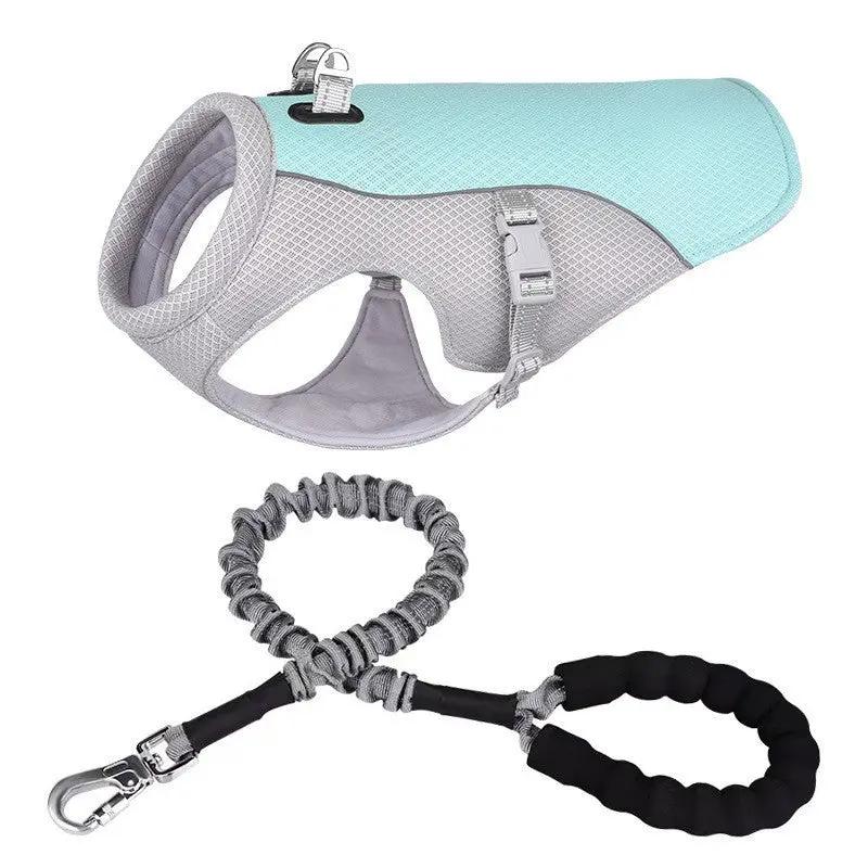 Cool Pet Summer Dog Cooling Vest for Heat Protection, Breathable and Ventilated by eprolo