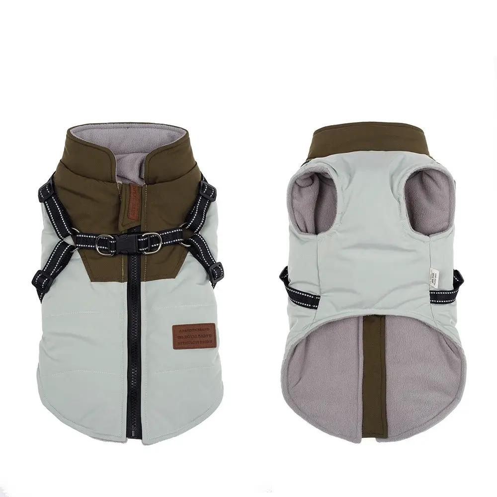 Pet Dog Clothes Warm and Thickened Autumn and Winter Two legged Teddy Bears Pomeranian Schnauzer Small Dog Vest by eprolo