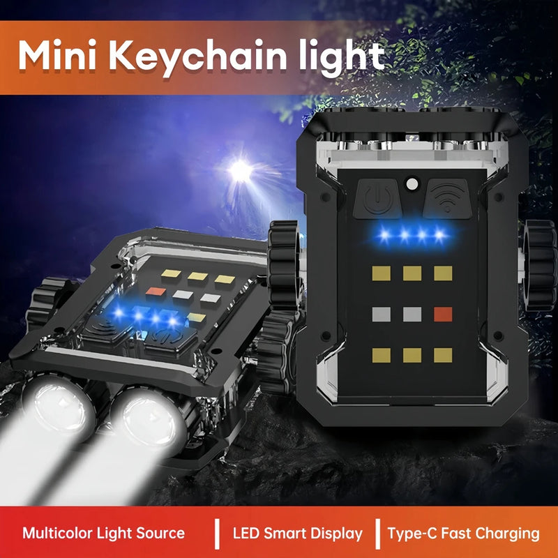 TrailPaw Mini COB Keychain Flashlight