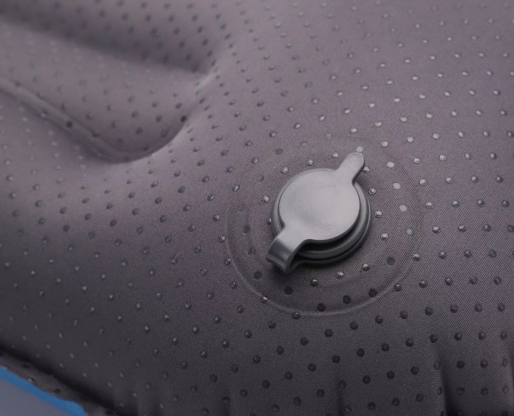 TrailPaw Press-Inflate Travel Pillow for Camping & Road Trips