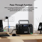 Flashfish 300W Power Station + 60W Solar Panel 230.4Wh LiFePO4 (Peak 600W) Solar Generator AC Outlets Portable Power Station,Power Bank, Battery Backup For Hurricane Emergency/Outdoor Camping by S.H.WS Essentials