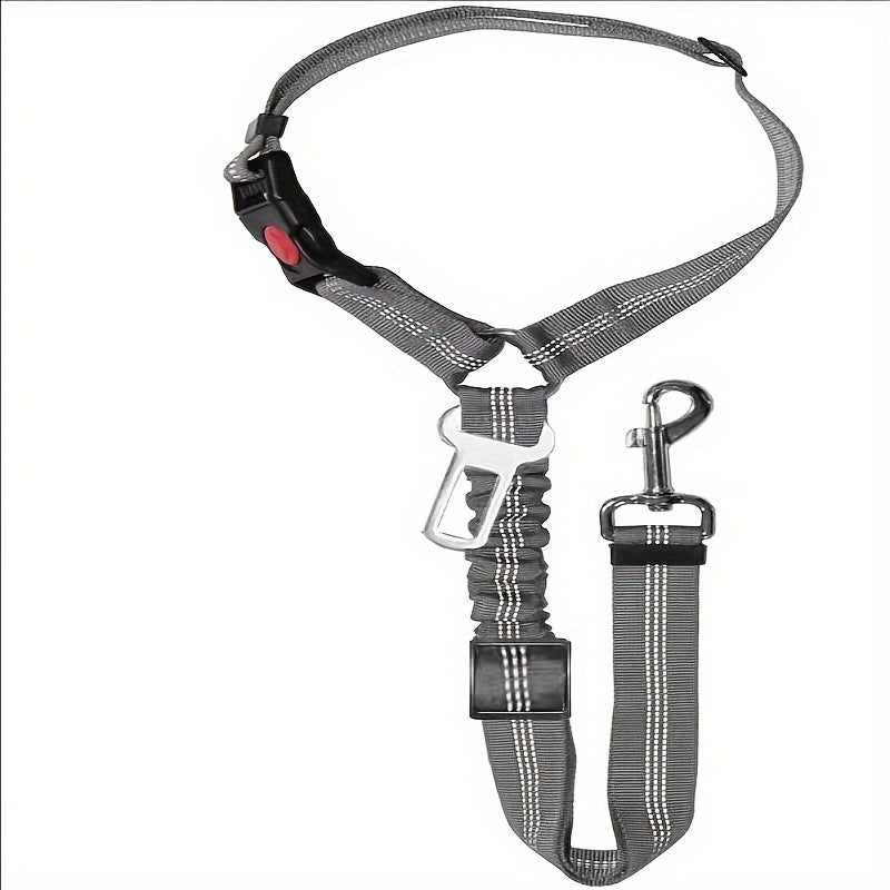 TrailPaw Adjustable Dog Car Seat Belt Safety Tether