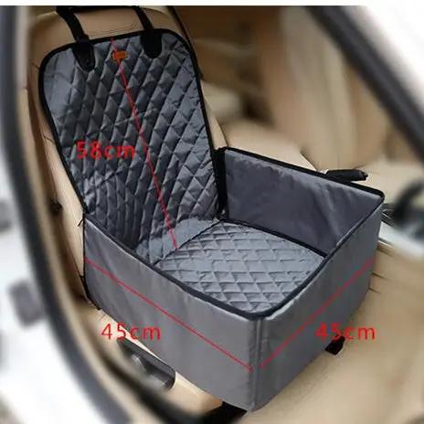 Pet Dog Car Seat Cover Protector Waterproof Vehicle Pet Mat Blanket Foldable Pet Dog Car Carrier Basket Safety Single Seat Bag by eprolo