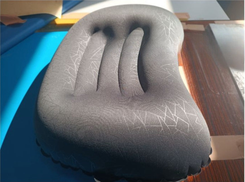 TrailPaw Press-Inflate Travel Pillow for Camping & Road Trips