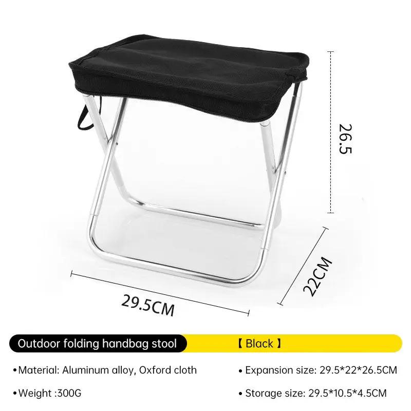 Outdoor Folding Ultra Light Camping Chair Portable Bench Travel Self driving Tour BBQ Camping Equipment by eprolo