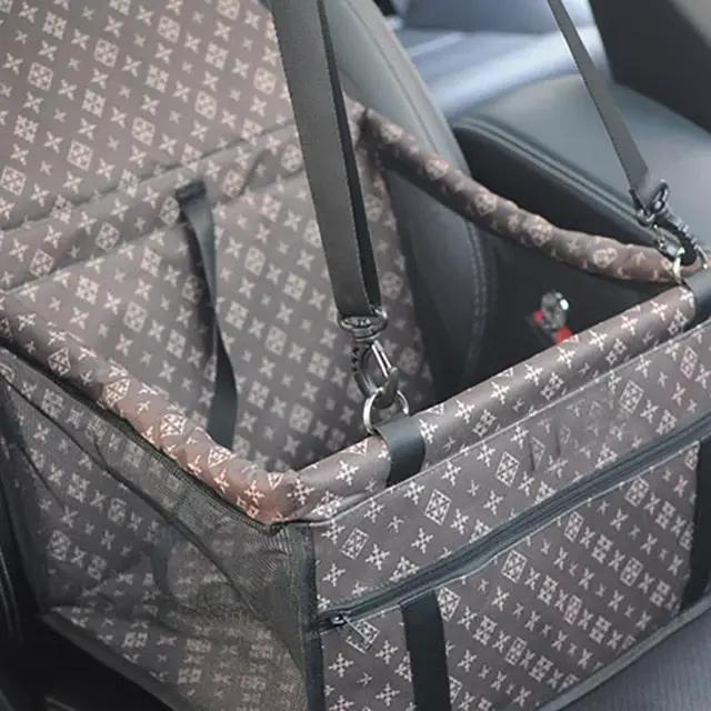 Pet Dog Carrier Car Seat Pad Safe Carry House Cat Puppy Bag Car Travel Accessories Waterproof Dog Seat Bag Basket Pet Products85 by eprolo