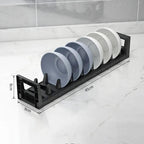 TrailPaw Aluminium Dish Drainer — In-Drawer Organizer