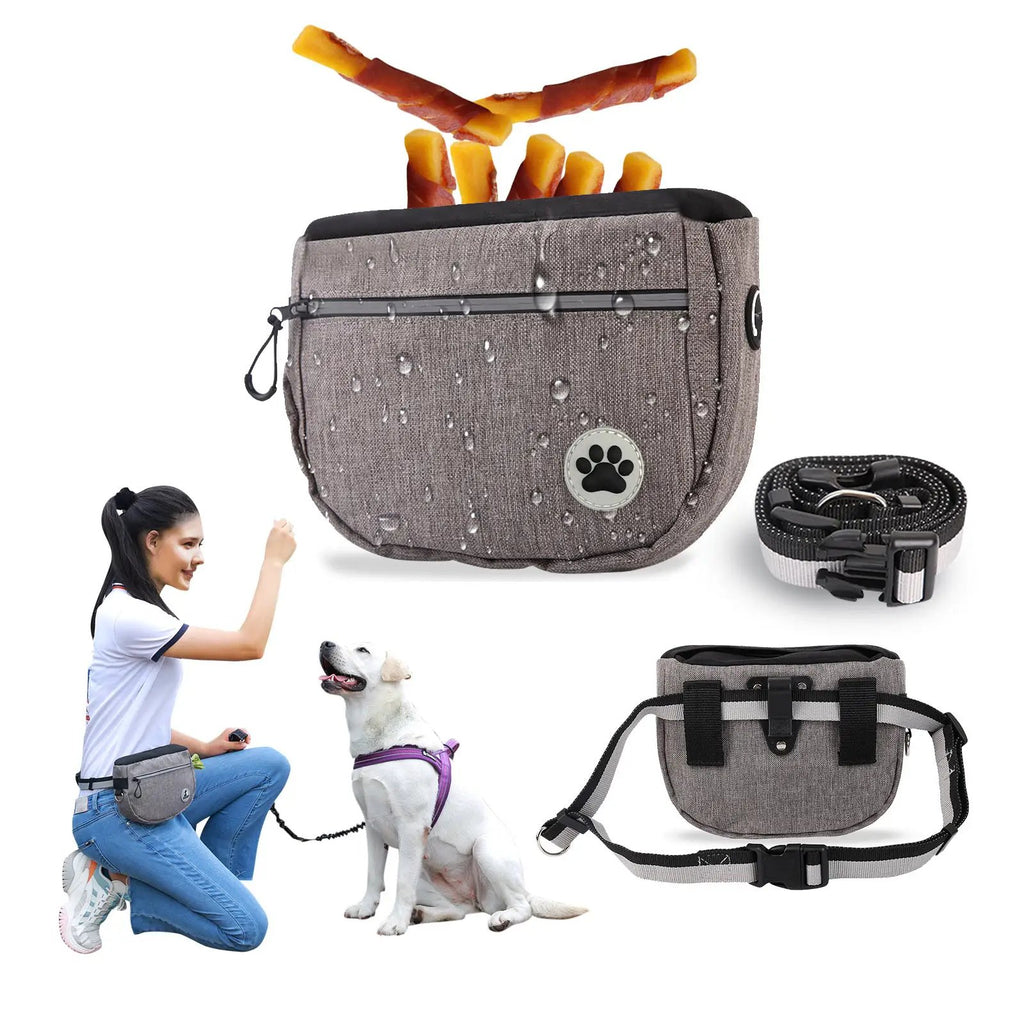 Pet Snack Bag Walking Dog Artifact Pet Training Pockets Outing Dog Training Snack Bag by eprolo