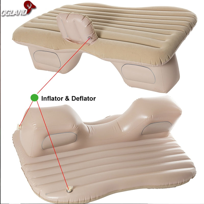TrailPaw Inflatable Car Back Seat Travel Mattress