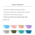 TrailPaw Foldable Silicone Travel Bowl 600ml