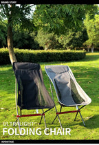 TrailPaw Heightened Moon Chair – Portable Folding Camp Seat by eprolo