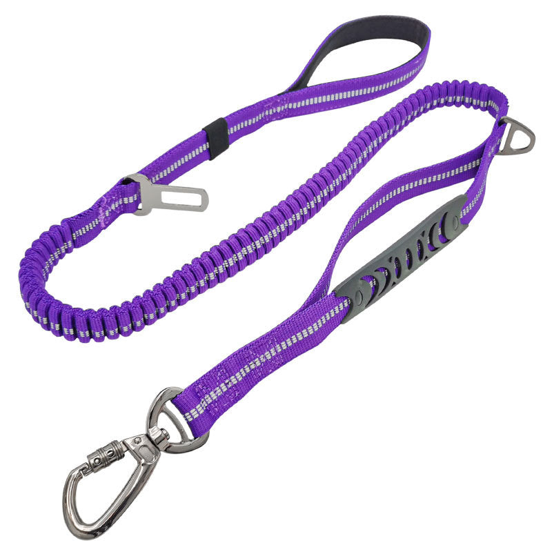 TrailPaw Reflective Dog Car Seat Belt Leash
