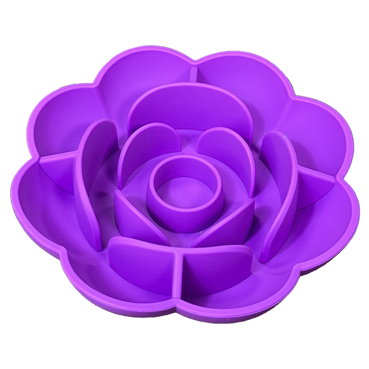 TrailPaw Flower Slow Feeder Bowl for Dogs