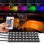 TrailPaw RGB Interior Light Kit — 4pc Car & RV Ambient Strips