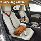 TrailPaw Adjustable Dog Car Seat Belt Safety Tether