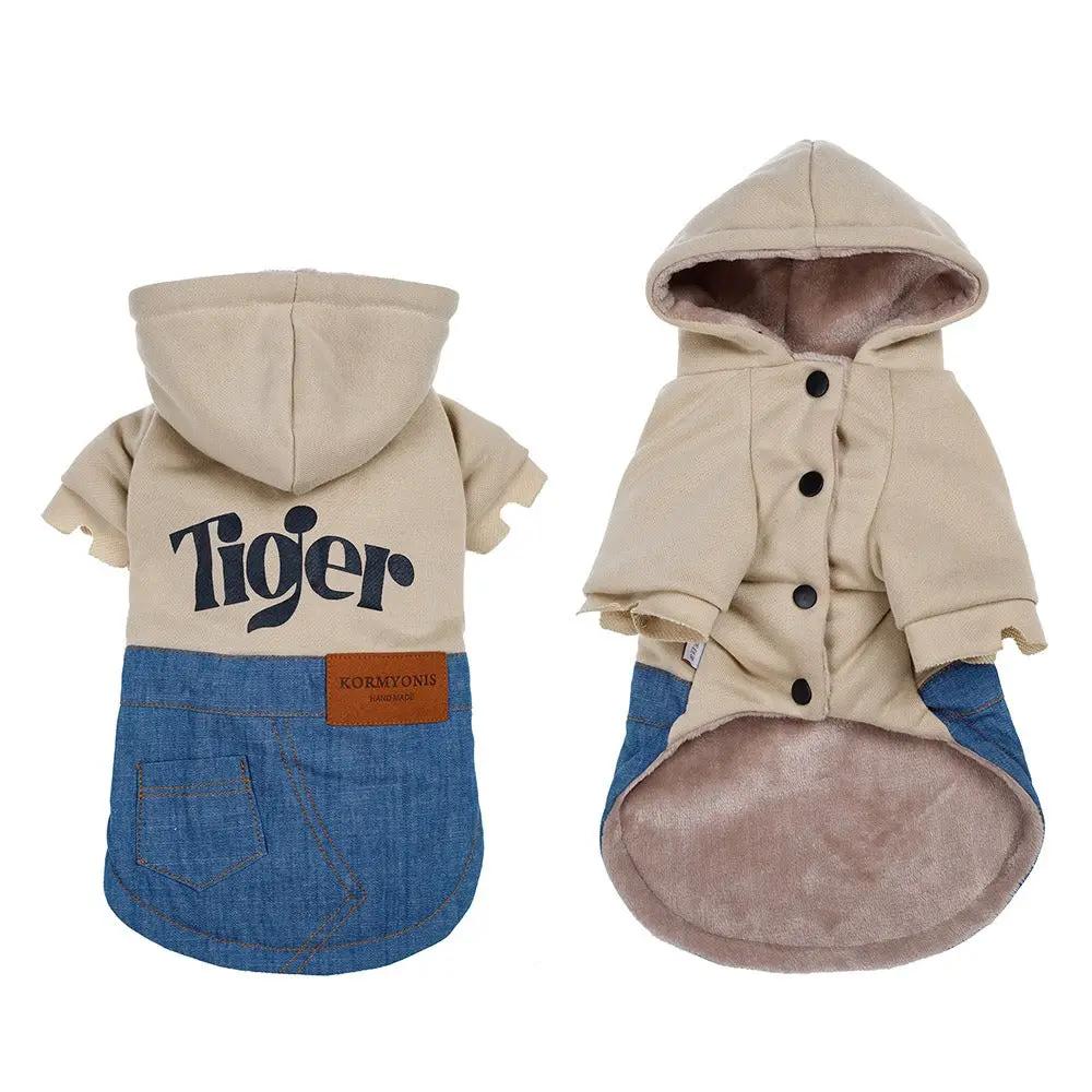 Pet Dog Clothes Warm and Thickened Autumn and Winter Two legged Teddy Bears Pomeranian Schnauzer Small Dog Vest by eprolo