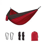 TrailPaw Double Camping Hammock — Parachute Nylon with Straps by eprolo