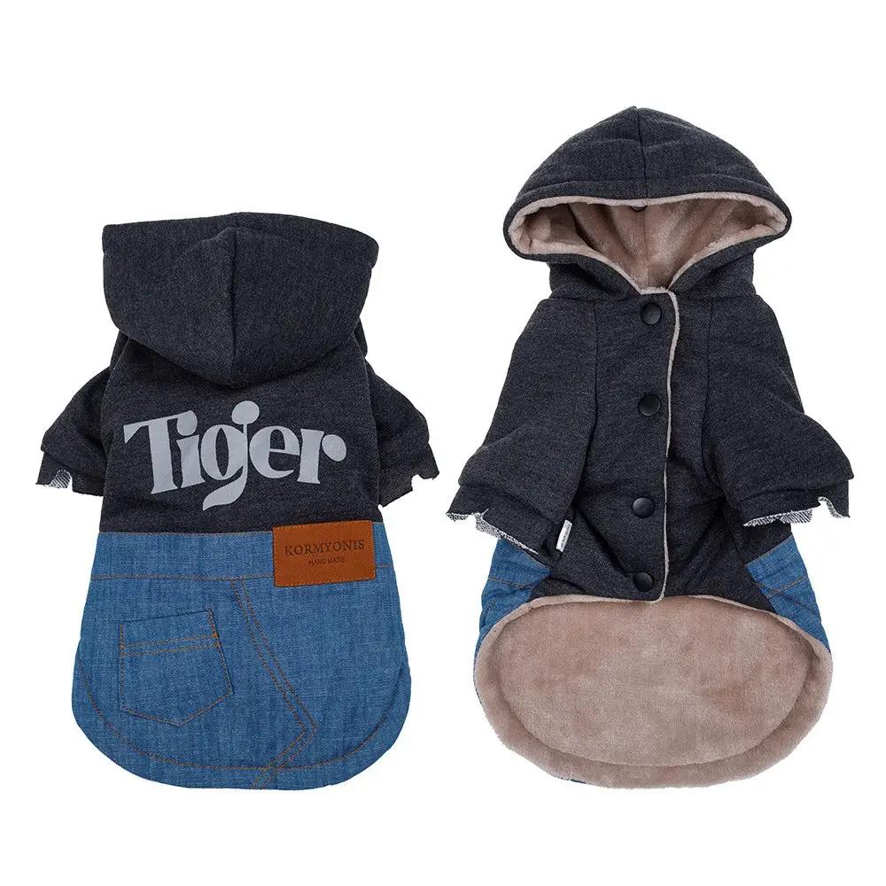 Pet Dog Clothes Warm and Thickened Autumn and Winter Two legged Teddy Bears Pomeranian Schnauzer Small Dog Vest by eprolo