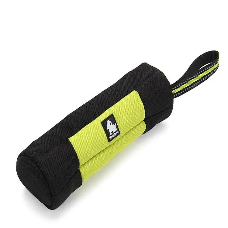 New Colorful Fluorescent Pet Dog Walking Rope Durable Nylon Webbing Suitable For All Kinds Of Dog Breed Snack Bag by eprolo