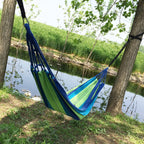TrailPaw Rainbow Canvas Camping Hammock