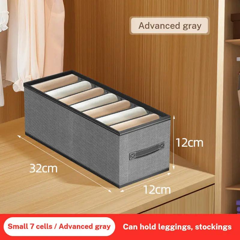 Closets Clothes Organizer Pants Jeans Storage Box Cabinet Drawer Organizer Underwear Socks T-Shirt Wardrobe Storage Organizers by eprolo