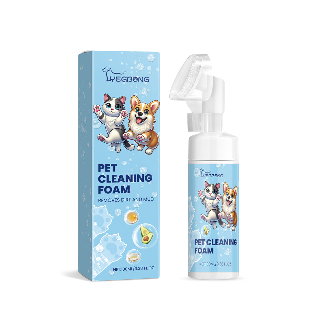 TrailPaw No-Rinse Paw Foam Cleaner for Dogs & Cats