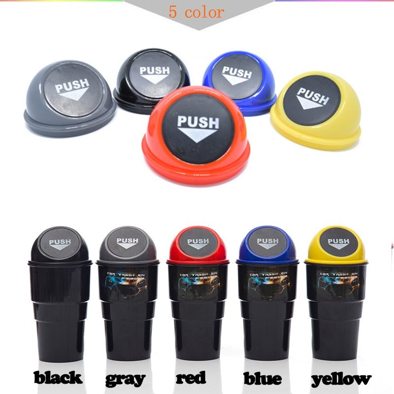 TrailPaw Spring-Lid Car Trash Can