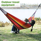TrailPaw Rainbow Canvas Camping Hammock