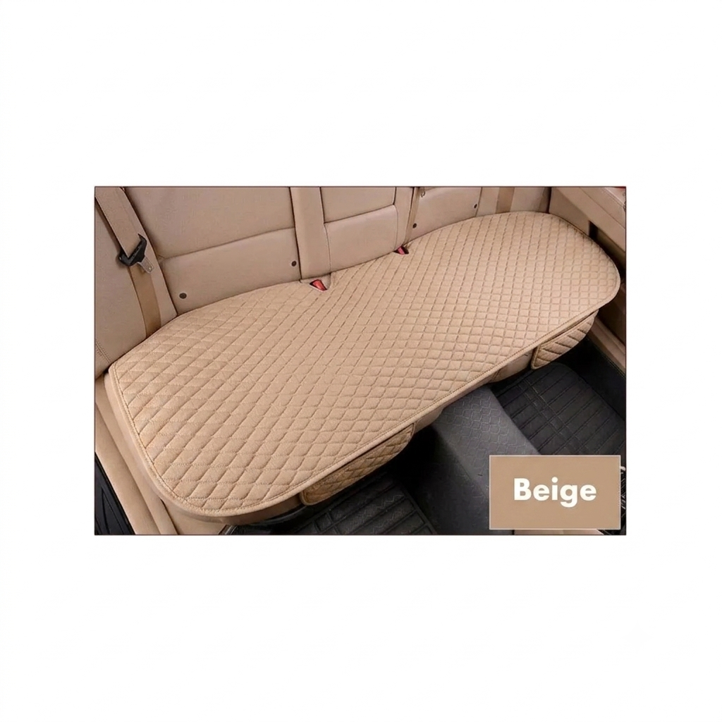 TrailPaw Breathable Linen Car Seat Cover — Four-Season Protection