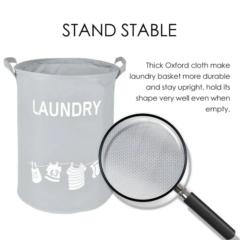 35cmx45cm Folding Drawstring Port Dirty Clothes Laundry Basket For Toy Clothing Storage Bucket Laundry Organizer by eprolo