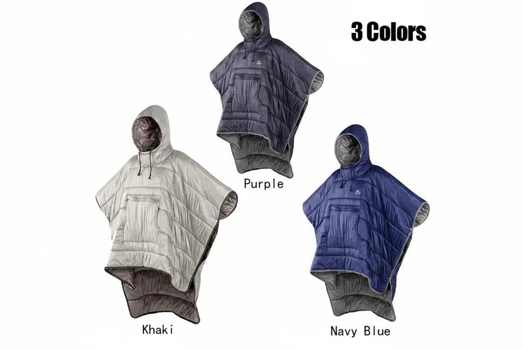 Naturehike Lazy Sleeping Bag Cloak Style Unisex Waterproof Portable Outdoor Camping Warm Sleeping Quilt Winter Travel Poncho by eprolo