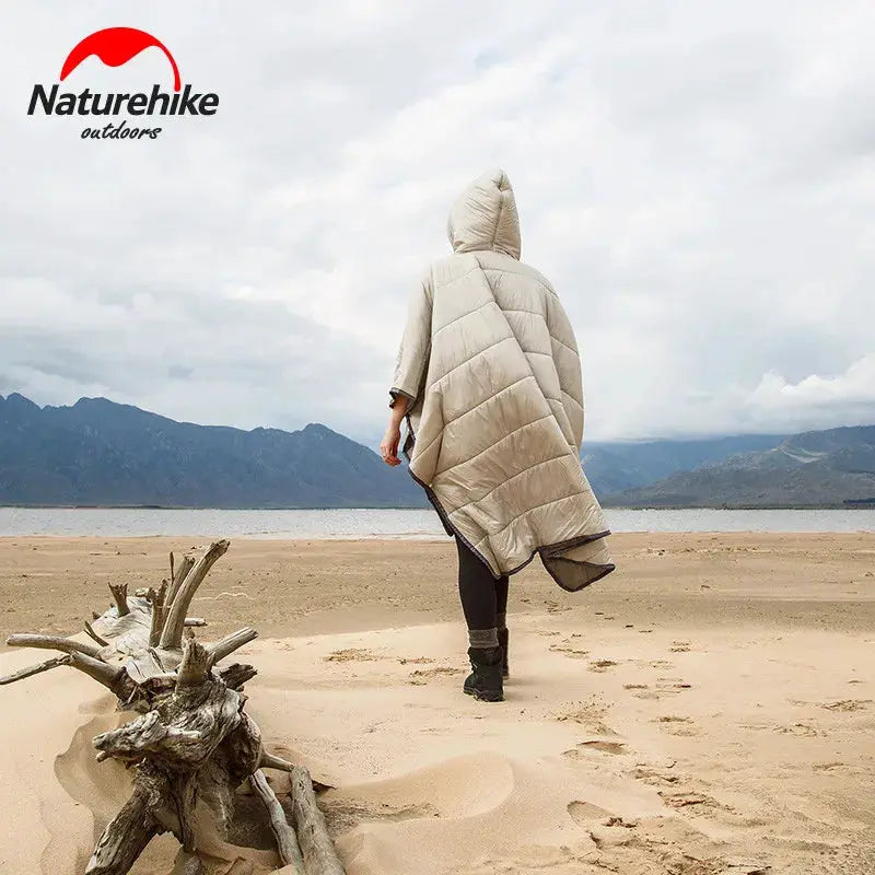 Naturehike Wearable Cloak Sleeping Bag - Waterproof Camp Quilt by eprolo
