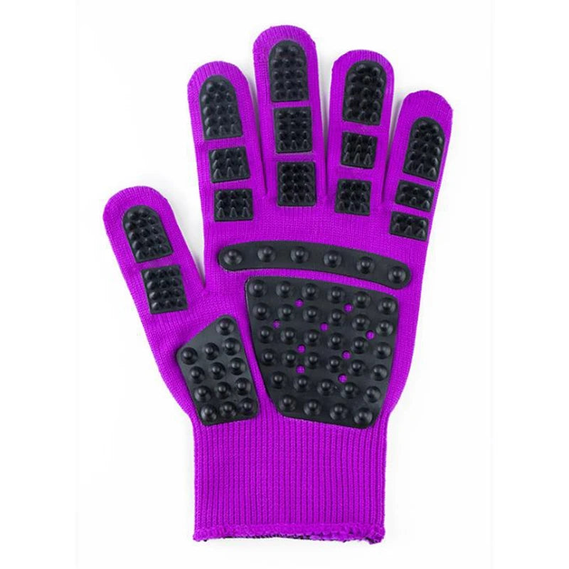 TrailPaw Deshedding Grooming Glove for Dogs & Cats