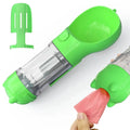 Portable Pet Cat Dog Water Bottle Feeder Container Drinking Bowl Dispenser With Poop Shovel Plastic Bags Leak Proof Lock Sale by eprolo