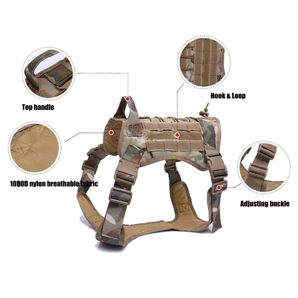 Tactical Dog Vest Breathable Military Dog Clothes by eprolo