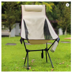 TrailPaw Folding Camping Chair with Headrest