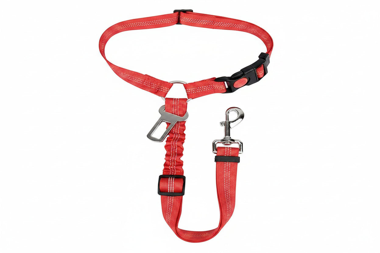 TrailPaw Adjustable Dog Car Seat Belt Safety Tether