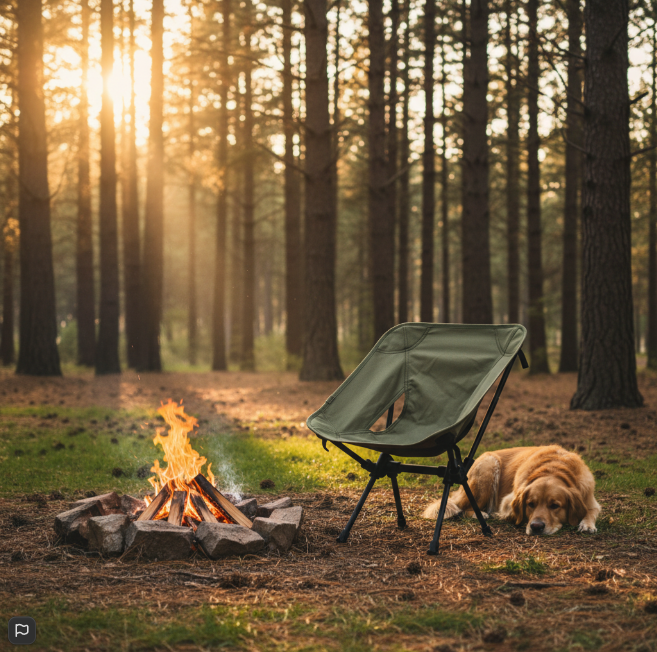 TrailPaw Ultralight Folding Camp Chair