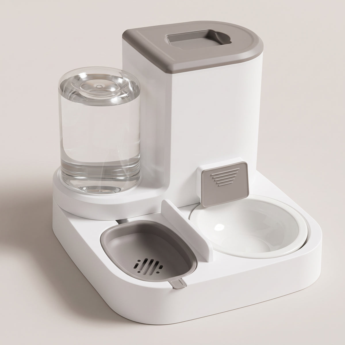 TrailPaw Automatic Pet Feeder - Ceramics Bowl Gray