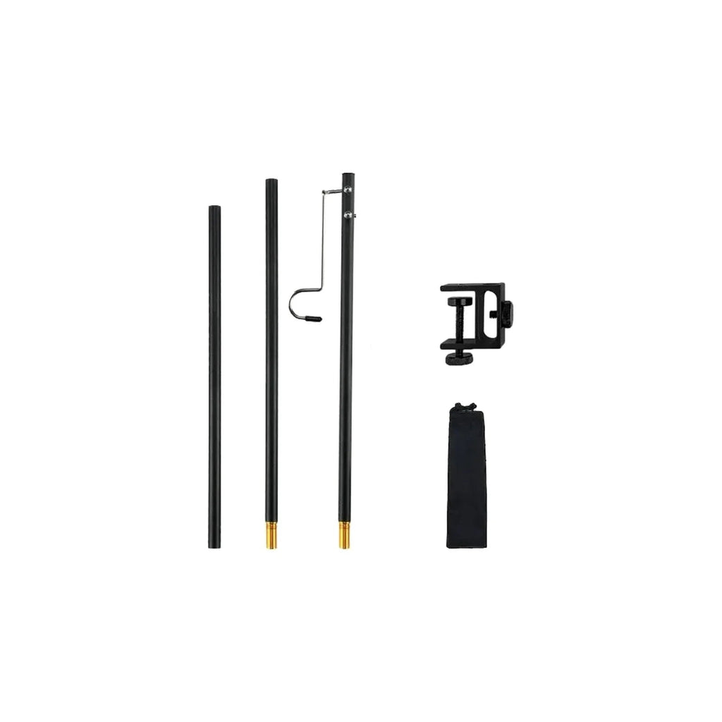TrailPaw Folding Lamp Stand — Portable Aluminium Alloy