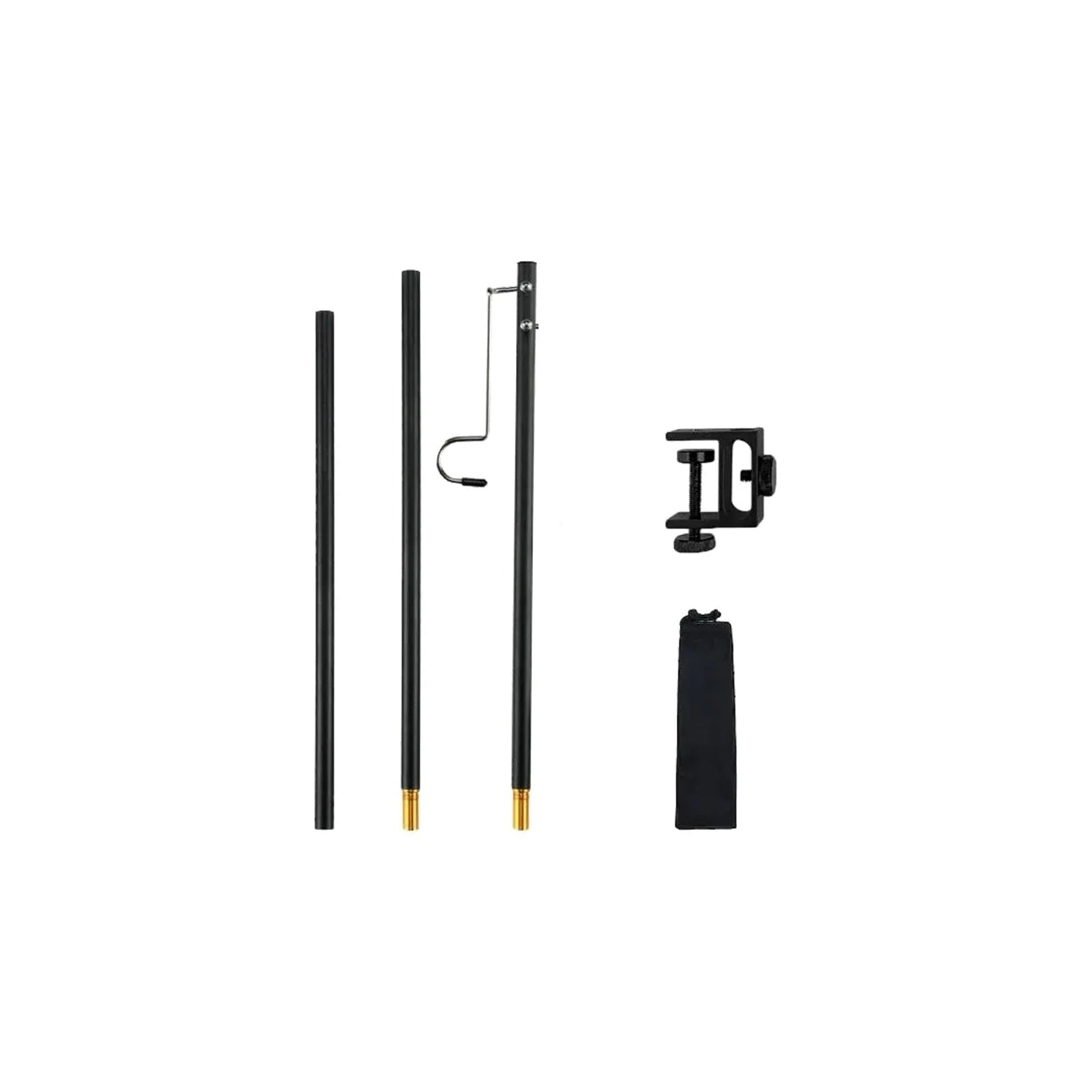 TrailPaw Folding Lamp Stand — Portable Aluminium Alloy