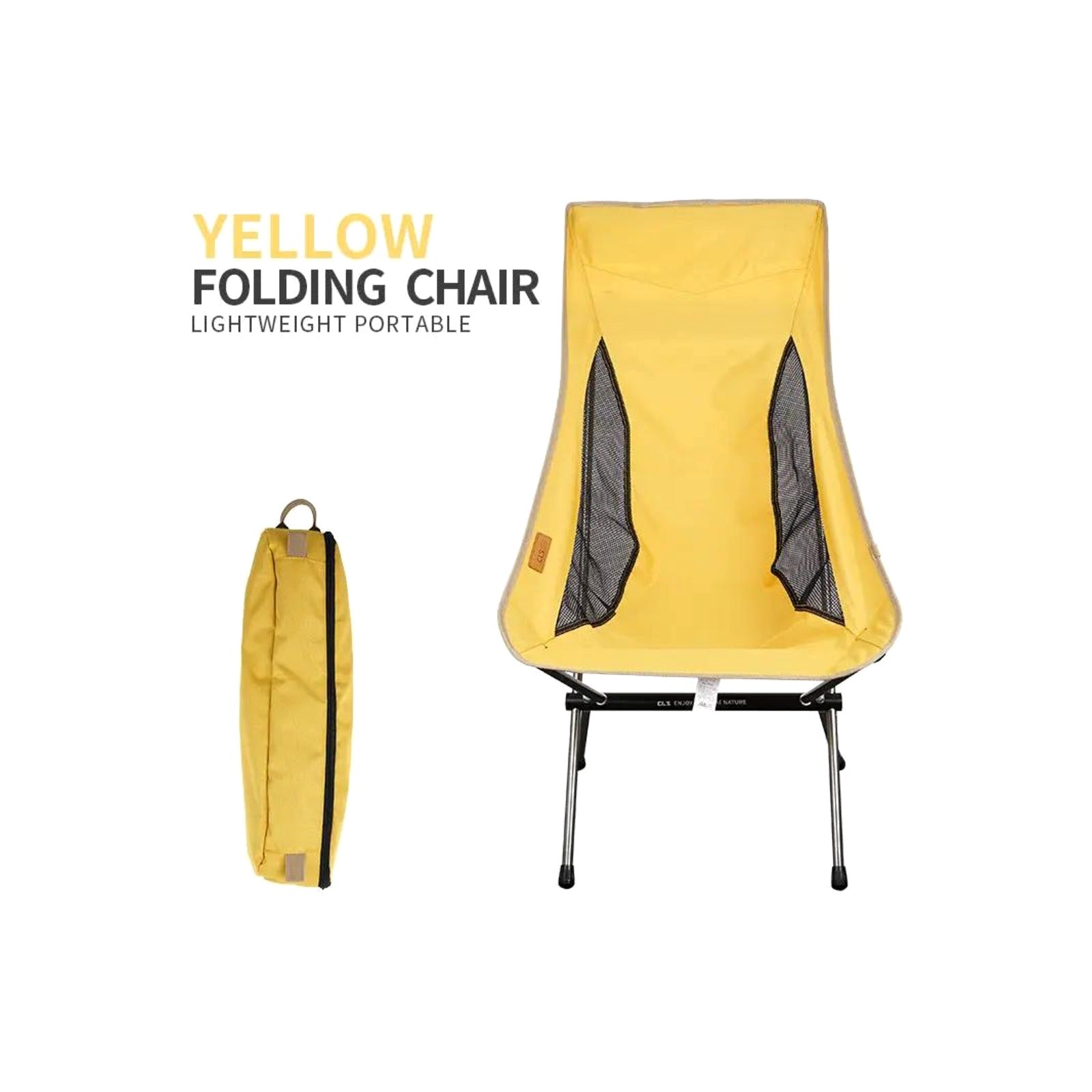 TrailPaw Heightened Moon Chair — Portable Folding Camp Chair