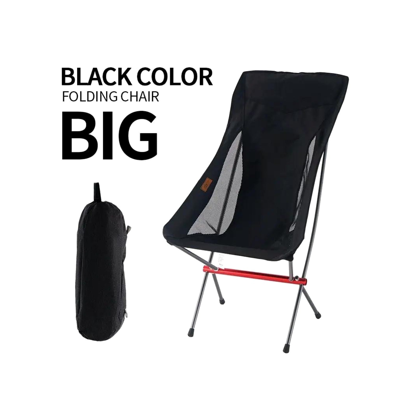 TrailPaw Heightened Moon Chair — Portable Folding Camp Chair