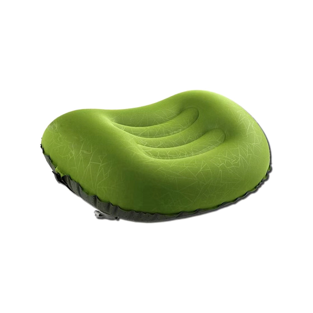 TrailPaw Press-Inflate Travel Pillow for Camping & Road Trips