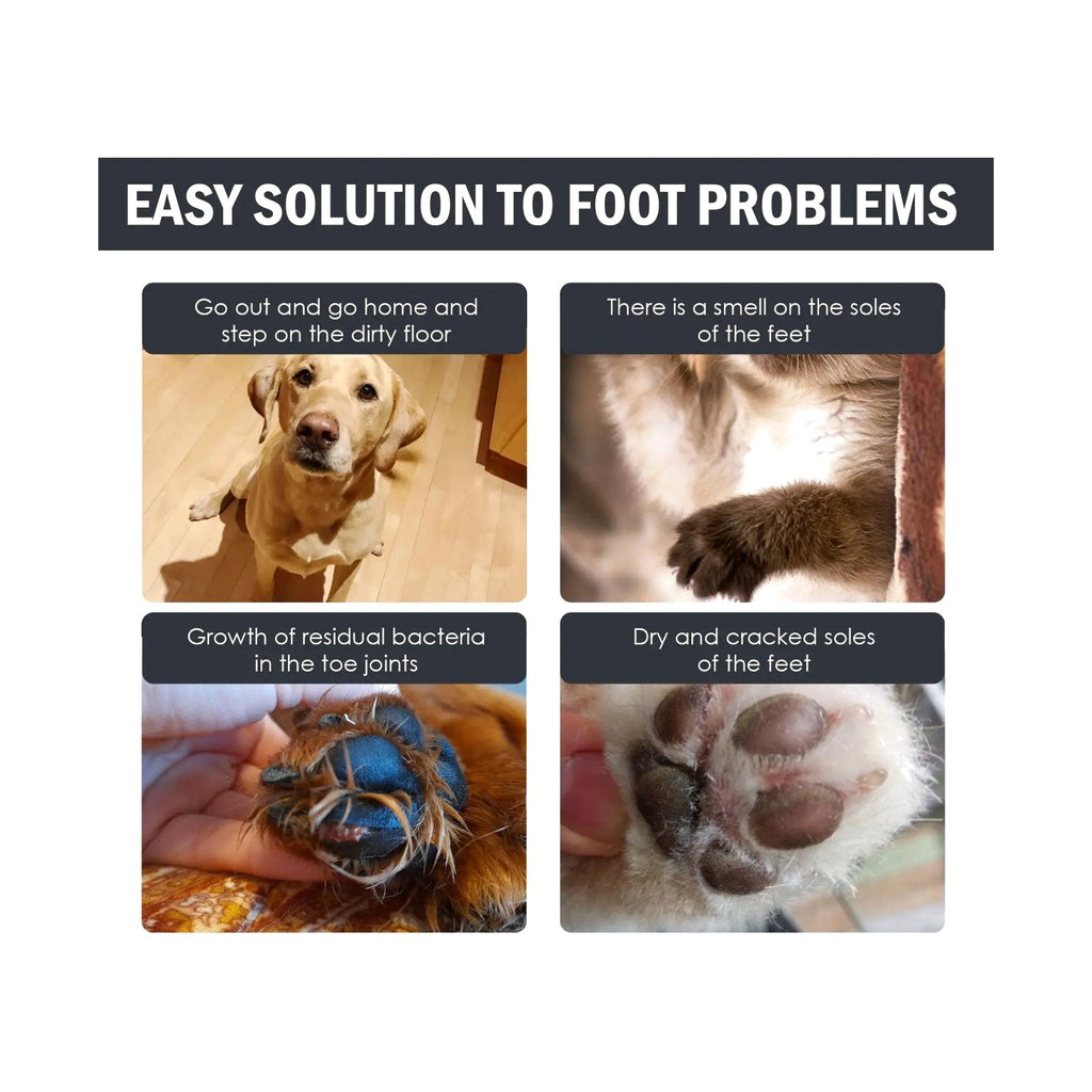 TrailPaw Foaming Dog Paw Cleaner & Care Brush