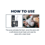 TrailPaw Foaming Dog Paw Cleaner & Care Brush