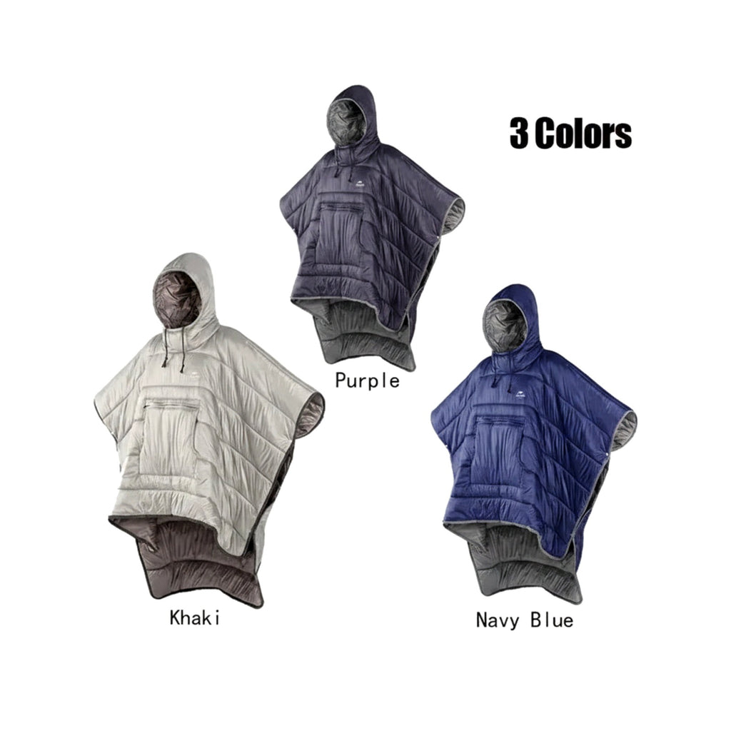 TrailPaw Wearable Cloak Quilt – Portable Camp Poncho